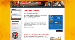 Desktop Screenshot of beerfesttickets.com