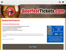 Tablet Screenshot of beerfesttickets.com